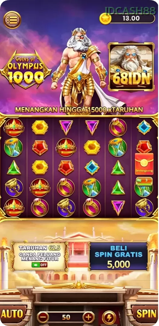 Cuplikan layar menu unduhan idcash88 untuk perangkat Android